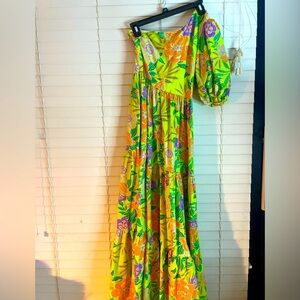 Floral long dress!